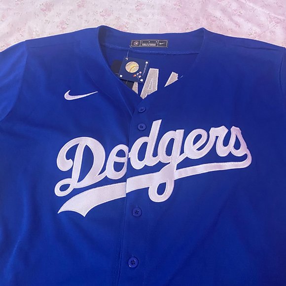 MLB Blue Los Angeles Dodgers Baseball Jersey 18# Yoshinobu Yamamoto Jersey - Picture 3 of 10